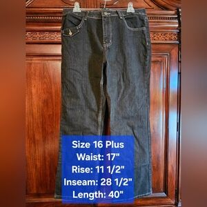 Gold Flava Junior's Denim Jeans, EUC, Size 16 Plus
